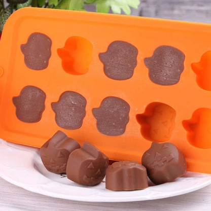 Halloween Pumpkin Silicone Mold3