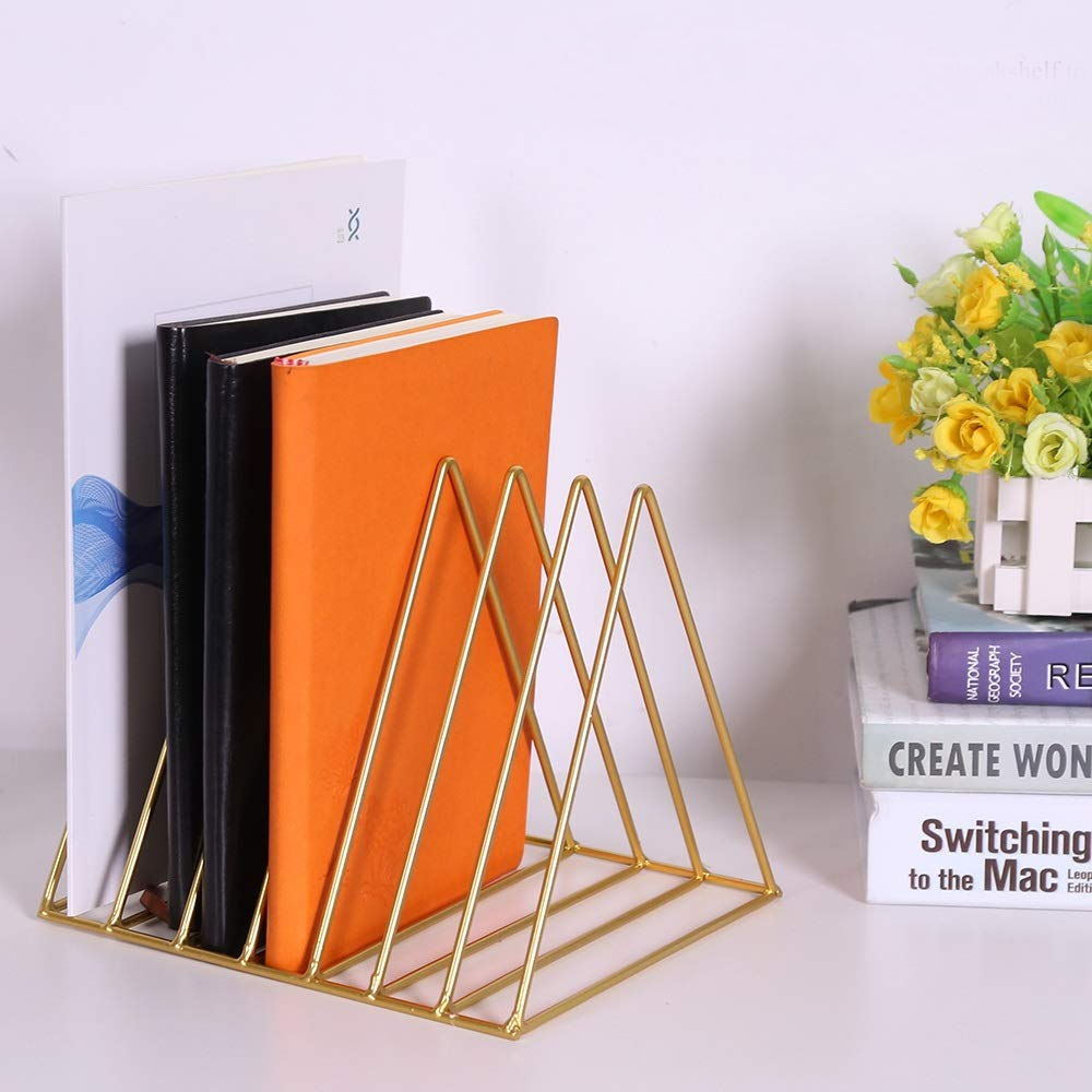 Decorative Gold Magazine Holder Stand 1