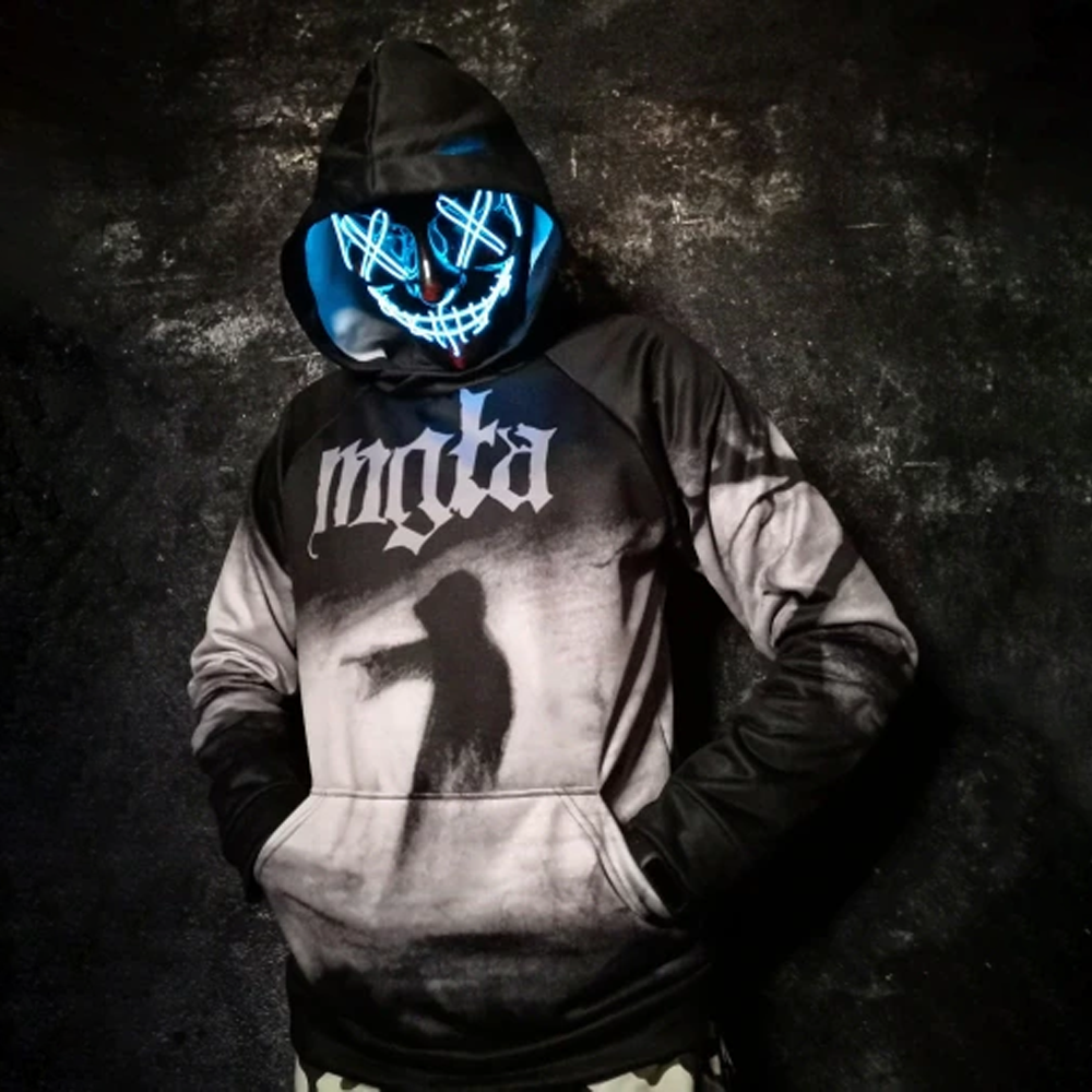 Spooky Light Up Anonymous Mask 3