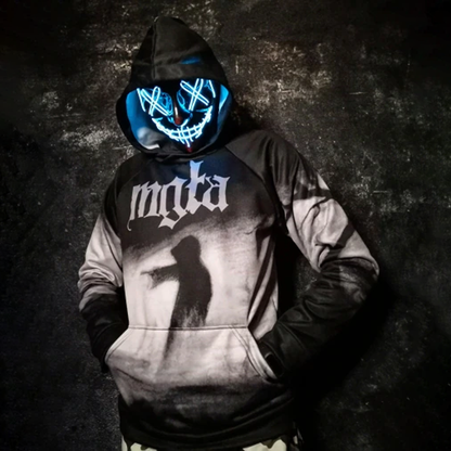 Spooky Light Up Anonymous Mask 3