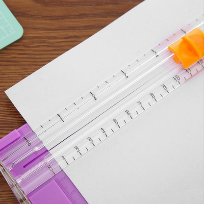 Manual Sliding Cutter Ruler For Paper 5