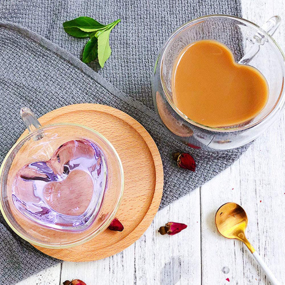 Heat Resistant Double Walled Love Heart Mug3