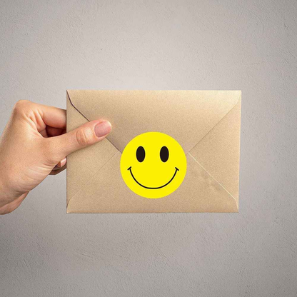 500 PCs Multipurpose Smiley Face Sticker Roll 3