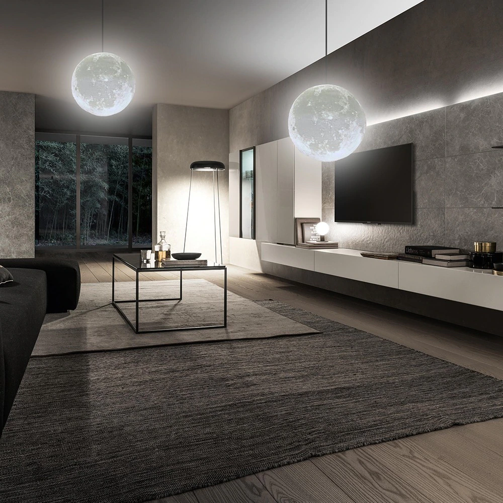 3D Hanging Moon Lamp For Home Decor 1