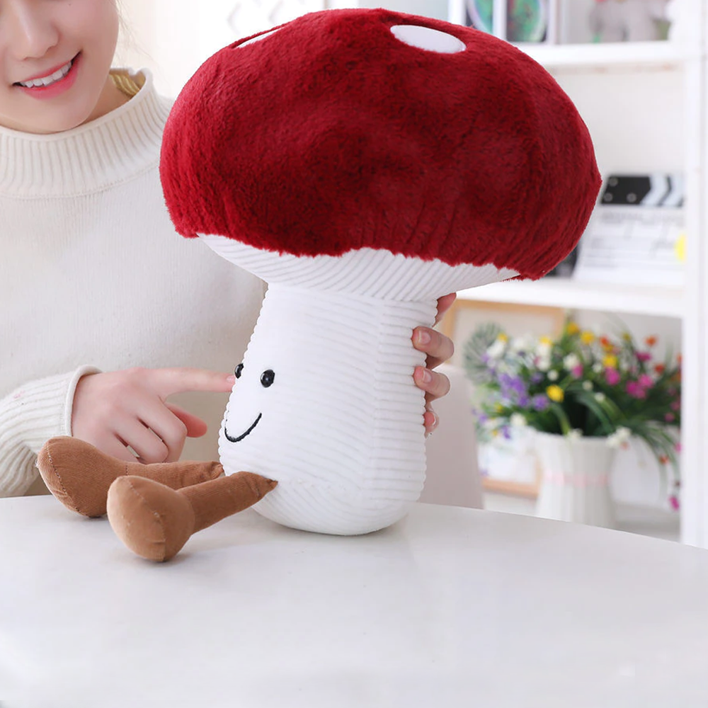 Cute Stuffed Mushroom Plush Toy For Kids & Adults 1