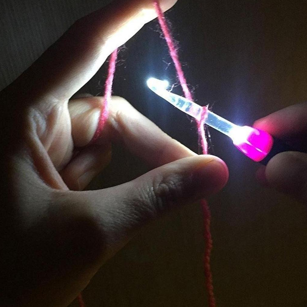 LED Light Crochet Hooks