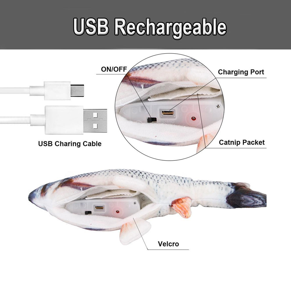 fishy cat toy