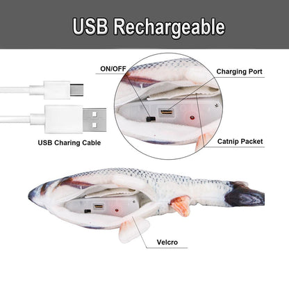 fishy cat toy