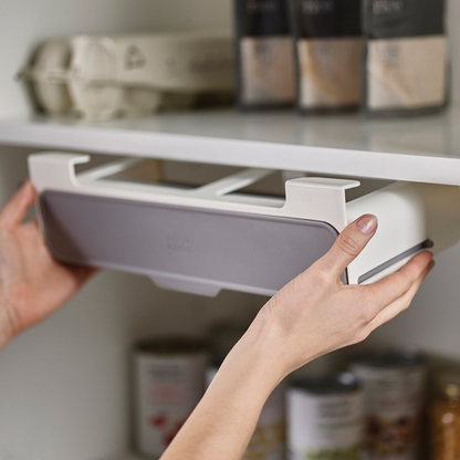 Under Shelf Pull Down Sliding Spice Rack3