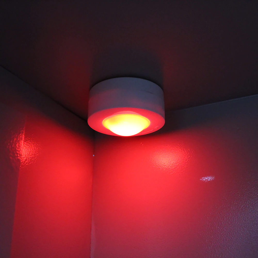 13 Color Self-Adhesive LED Push Lights With Remote 3