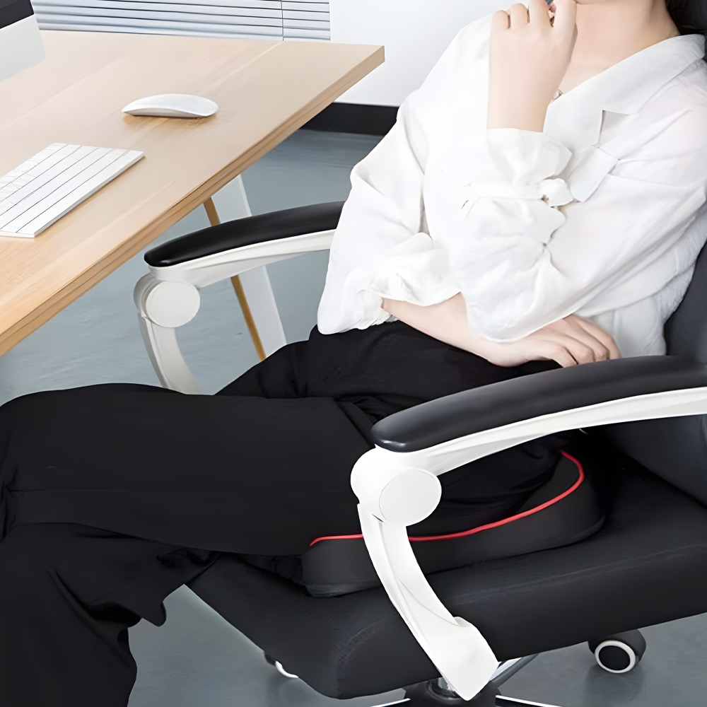 Supportive cushion for desk chairs