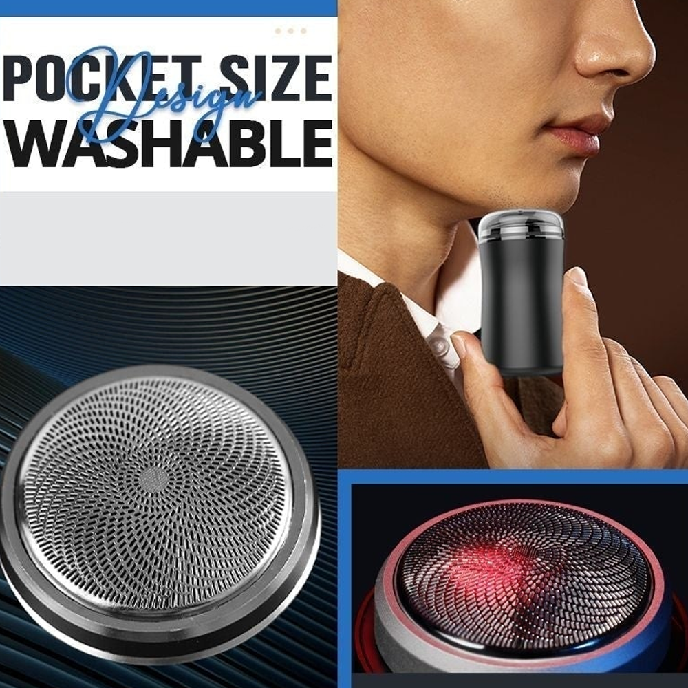 Compact travel electric razor with quick charge