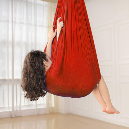 Indoor relaxation swing for kids with ADHD