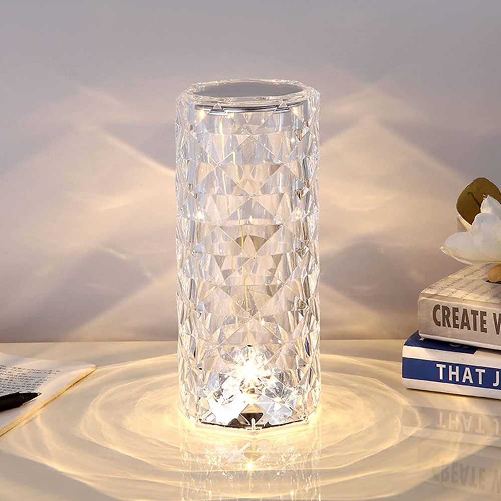 Crystal Color Changing Touch Operated + Remote Control Lamp 1