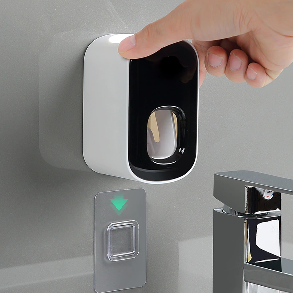 Automatic toothpaste dispenser with easy refill