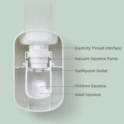 Easyclean automatic toothpaste pump dispenser