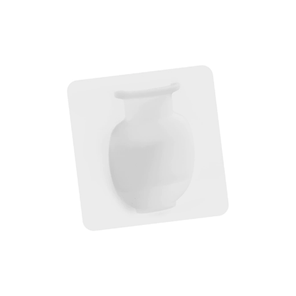 siliconeflowerbottle white