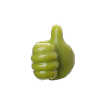 siliconethumbwallhook green