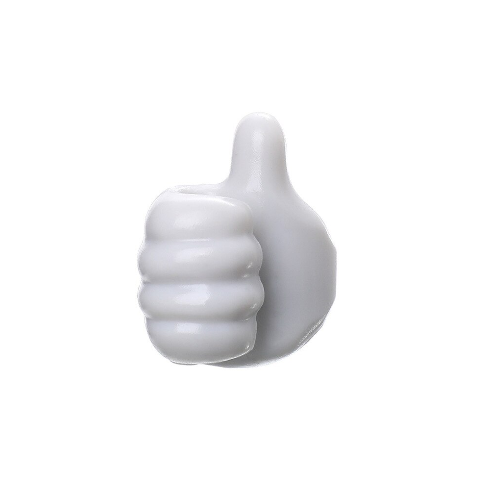 siliconethumbwallhook grey