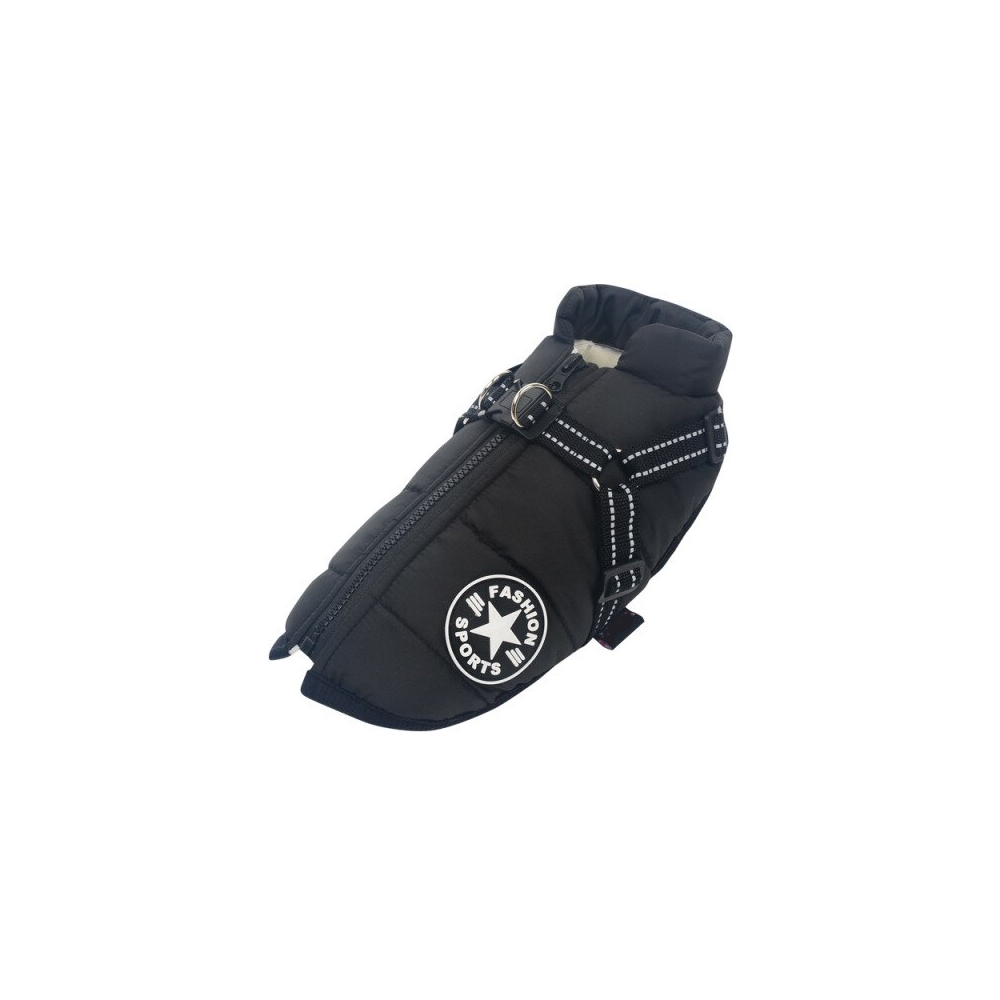 dog coat with built in harness