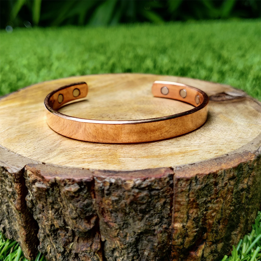 Pure Magnetic Copper Therapy Bangle Bracelet – Perfect Gift for Natural Pain Relief