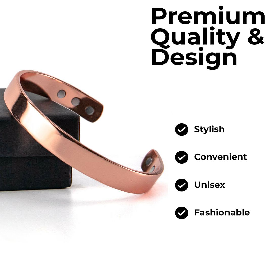 Best pure copper magnetic therapy bracelet for sale