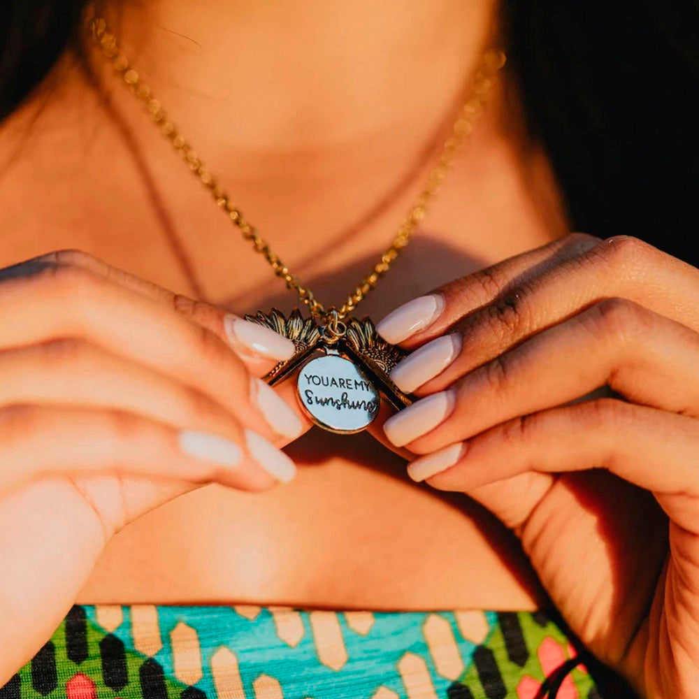 sunfloweryouaremysunshinenecklace1jpg