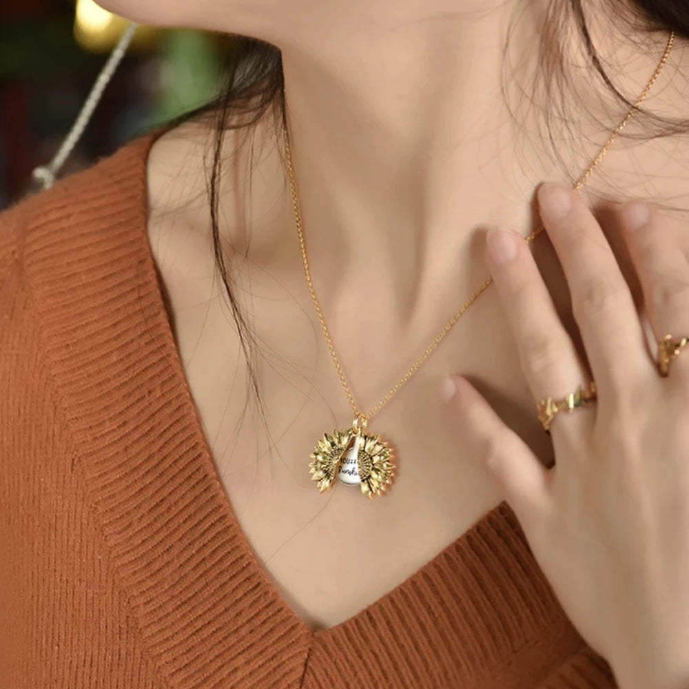 sunfloweryouaremysunshinenecklace2jpg