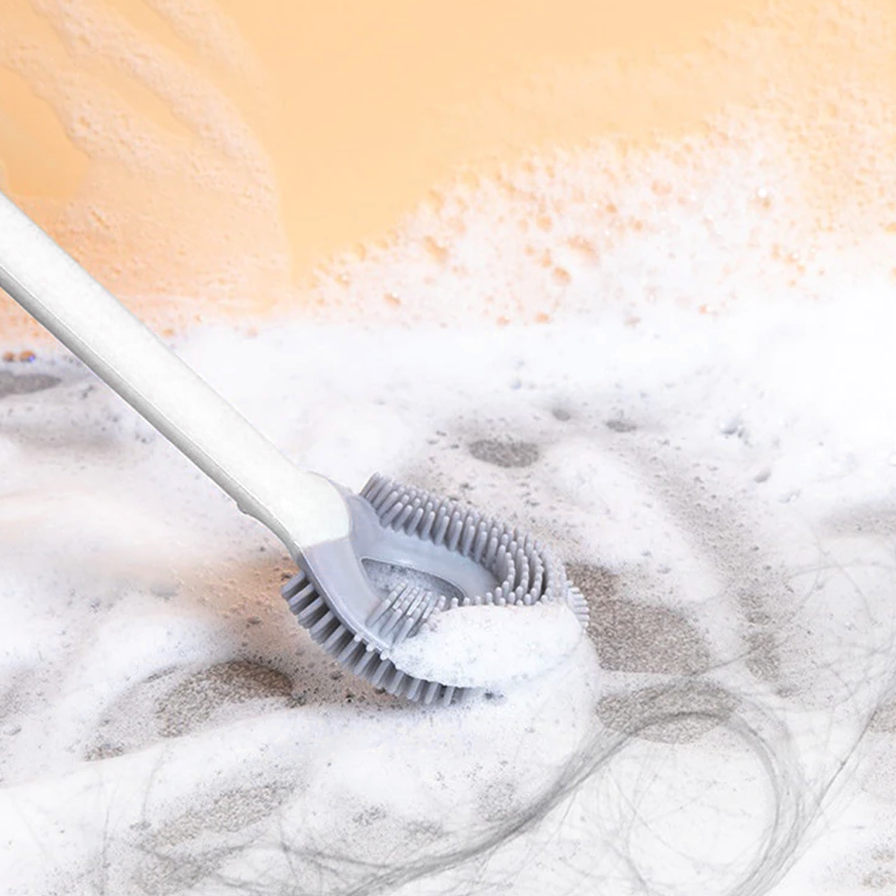 Lollipop Style Silicone Toilet Wall-Mounted Cleaning Tools