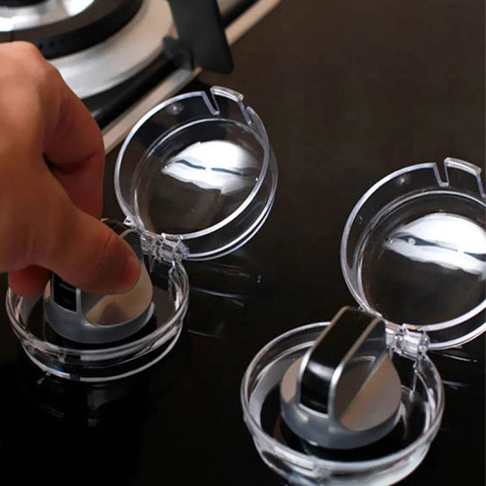Secure Baby Safety Oven Lock Lid on kitchen stove