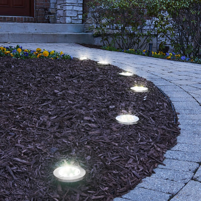 LED Solar Powered InGround Lights  Solar Pathway Lights  4jpg