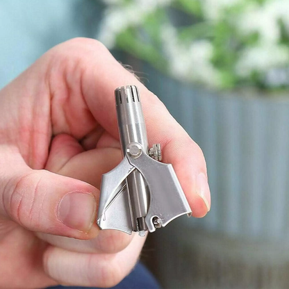 durable stainless steel nose hair trimmer