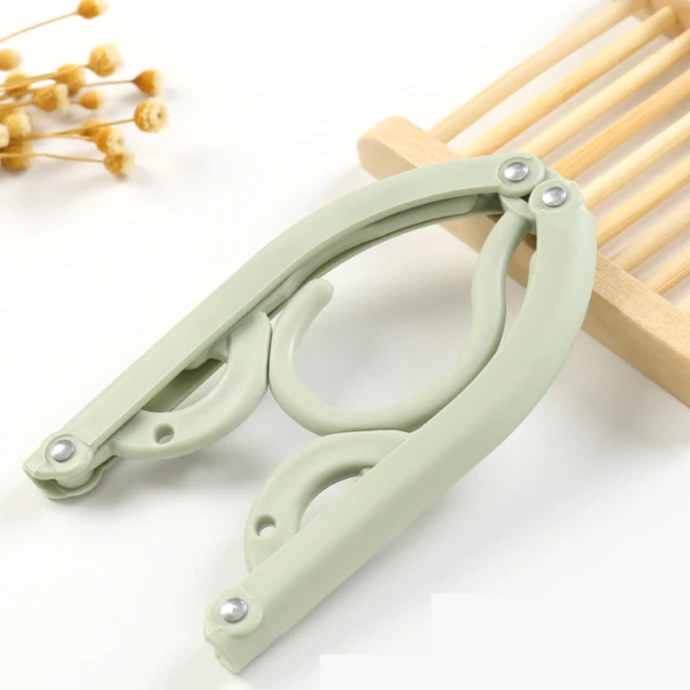 foldabletravelhanger green 5pcs