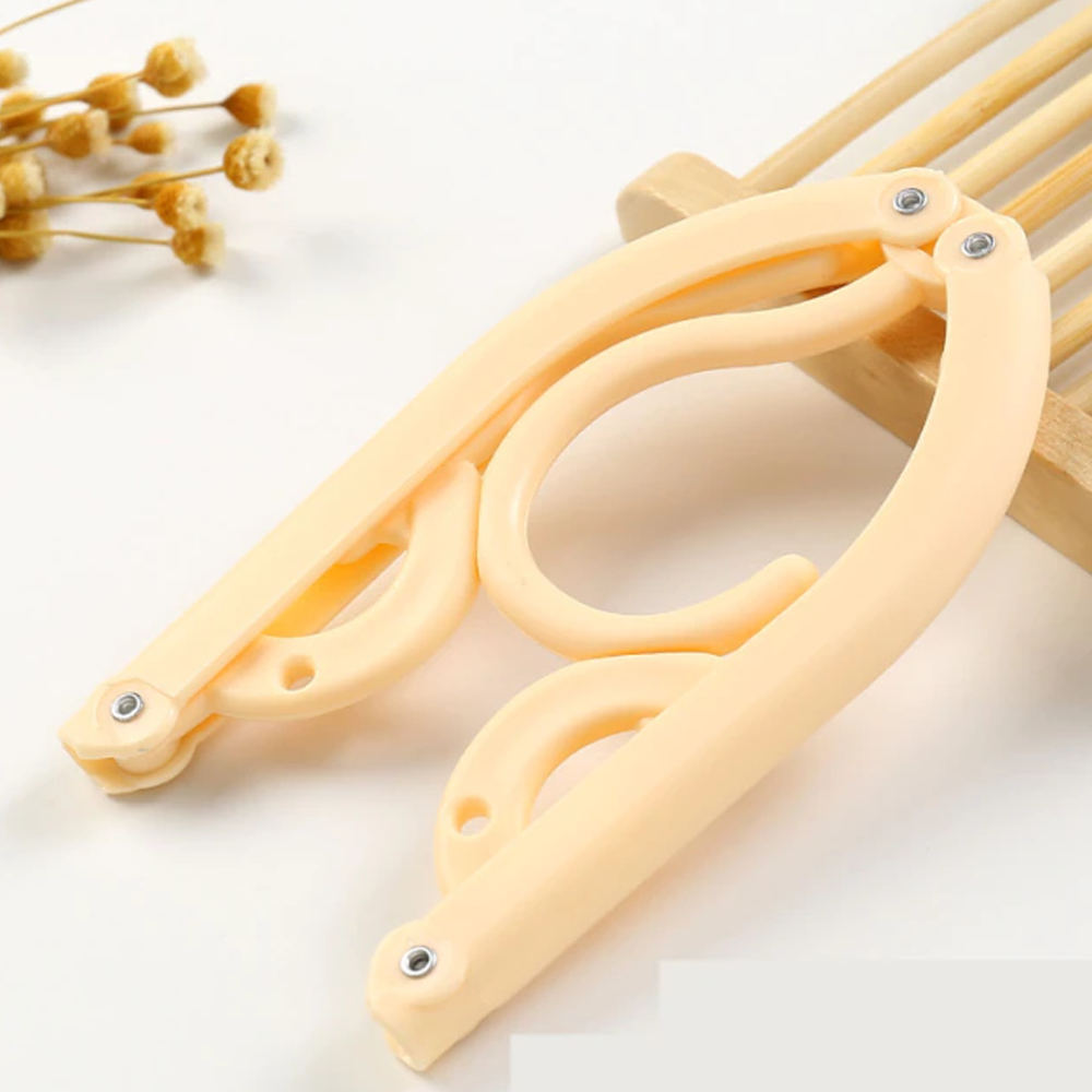 foldabletravelhanger beige 5pcs
