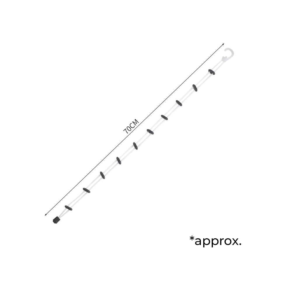 adjustableeasysocksorganizer white