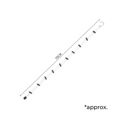 adjustableeasysocksorganizer white