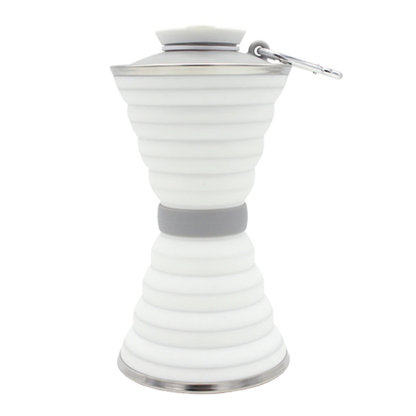 Outdoor Collapsible Water Bottle transparent