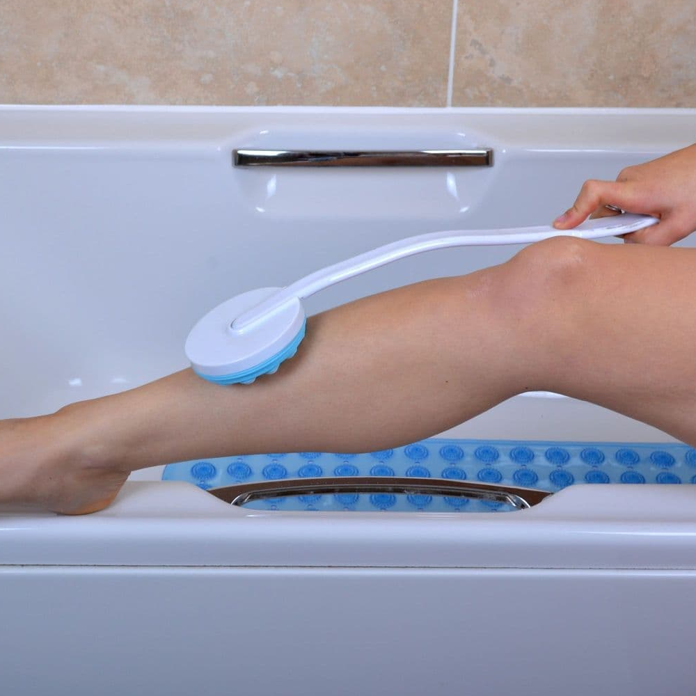 Long Handled Back Lotion Applicator and Massager  Easy Reach RollOn Dispenser for Smooth Skin