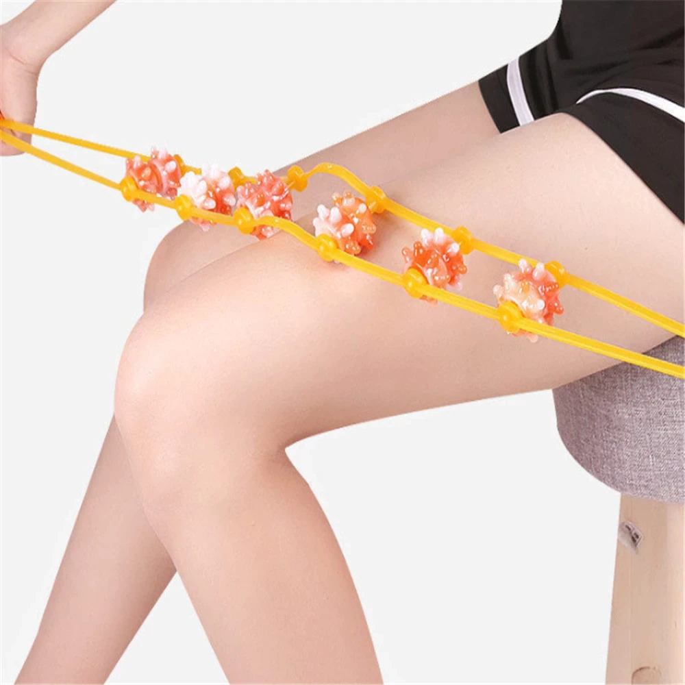 Portable back massager roller for office stress relief