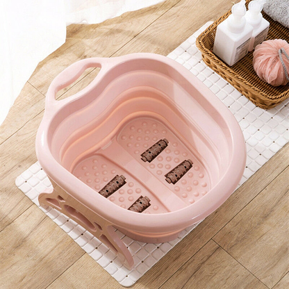 Premium foldable foot tub for ultimate relaxation