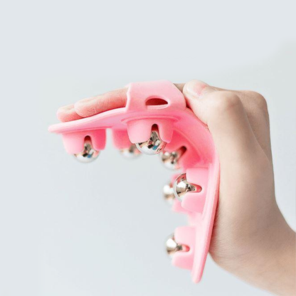 Ergonomic roller massager for neck and back pain