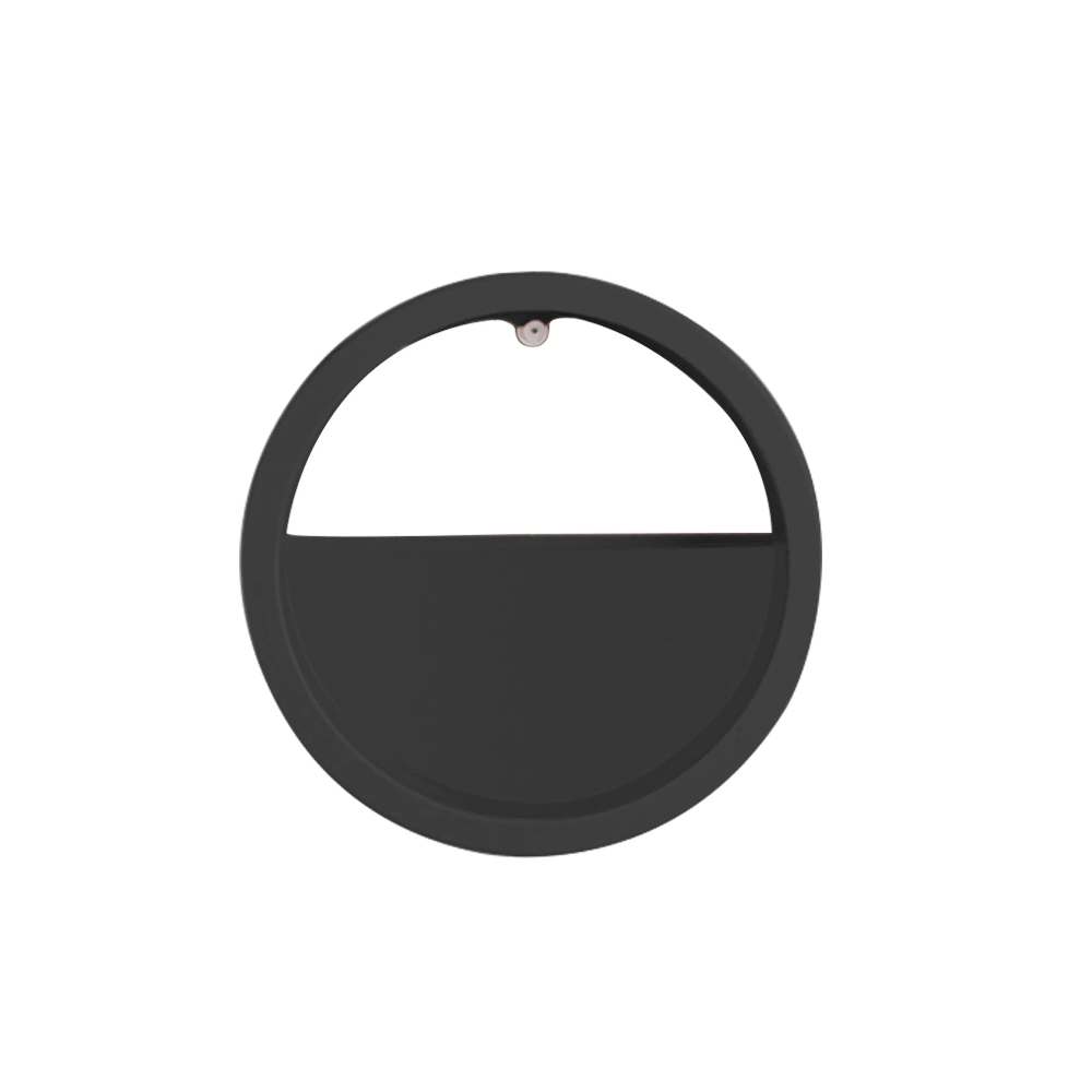 orbicularwallplantvase black