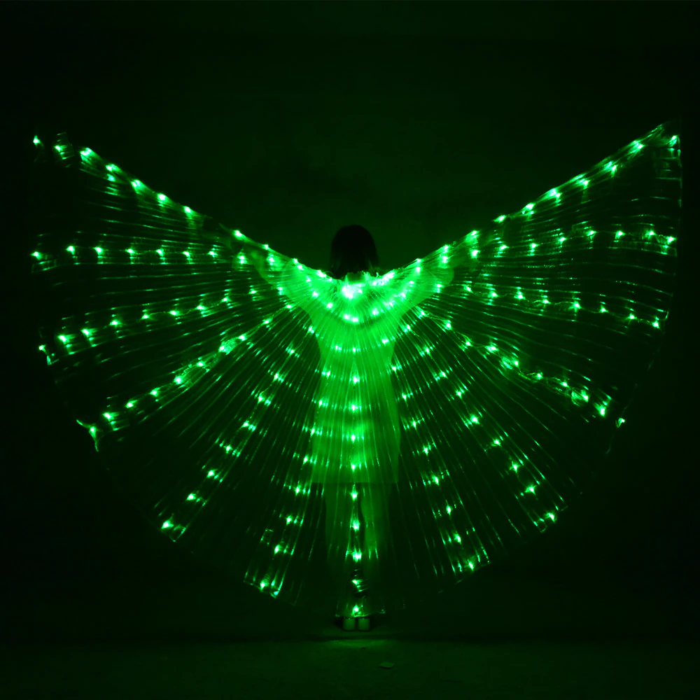 Electronic illuminated outfits for modern fashion