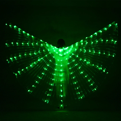 Electronic illuminated outfits for modern fashion