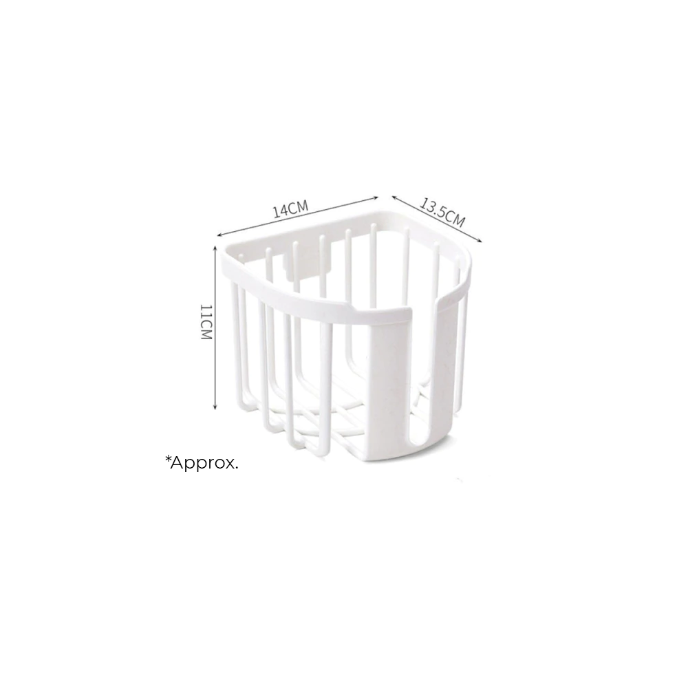 cagetoiletpaperholder white