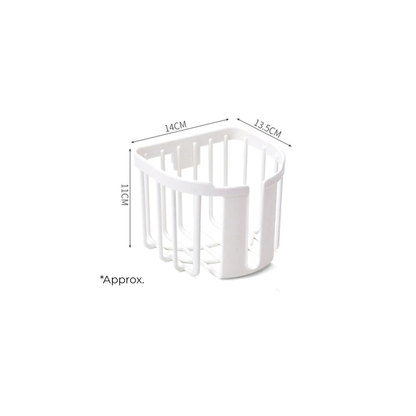 cagetoiletpaperholder white