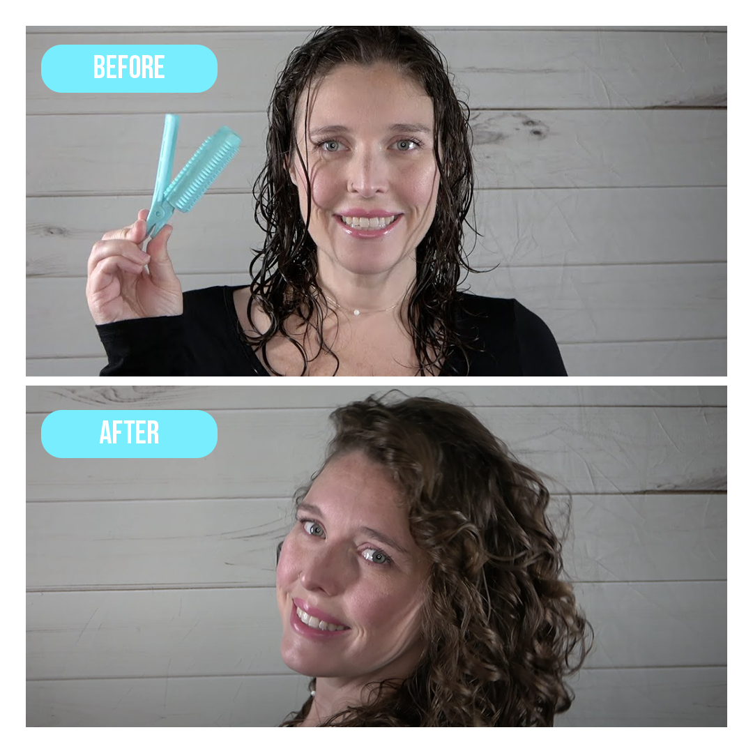 Instant Hair Volumizing Clip Teal 3
