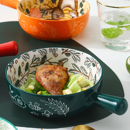 Single Handle Baking Bowl