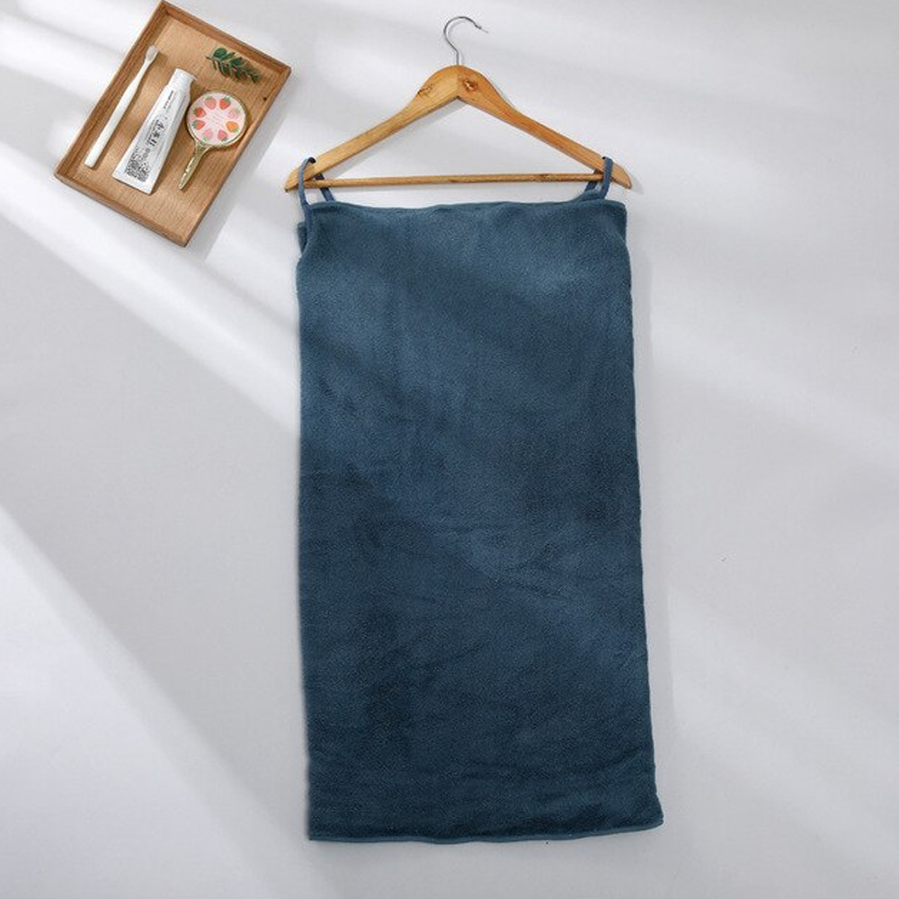 wearablemicrofiberbathtowelbathrobenavybluepng