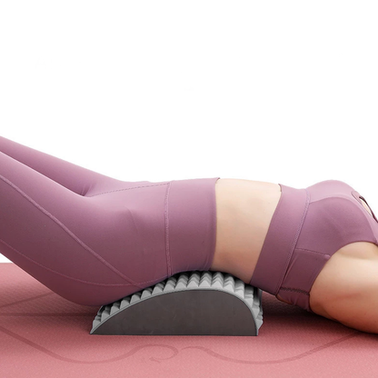 Ergonomic back pain relief device with massage points